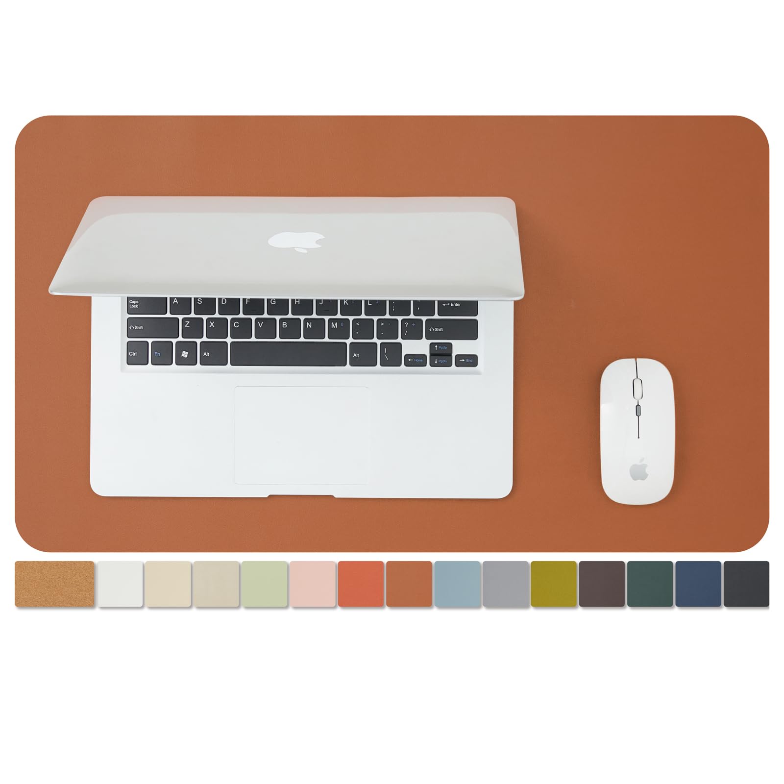 Large Cork Desk Mat - 47.2"x 17" Desk Pad for Office and Home - Ideal for Large Mouse Pad and Desk Mats on Top of Desks(Black)