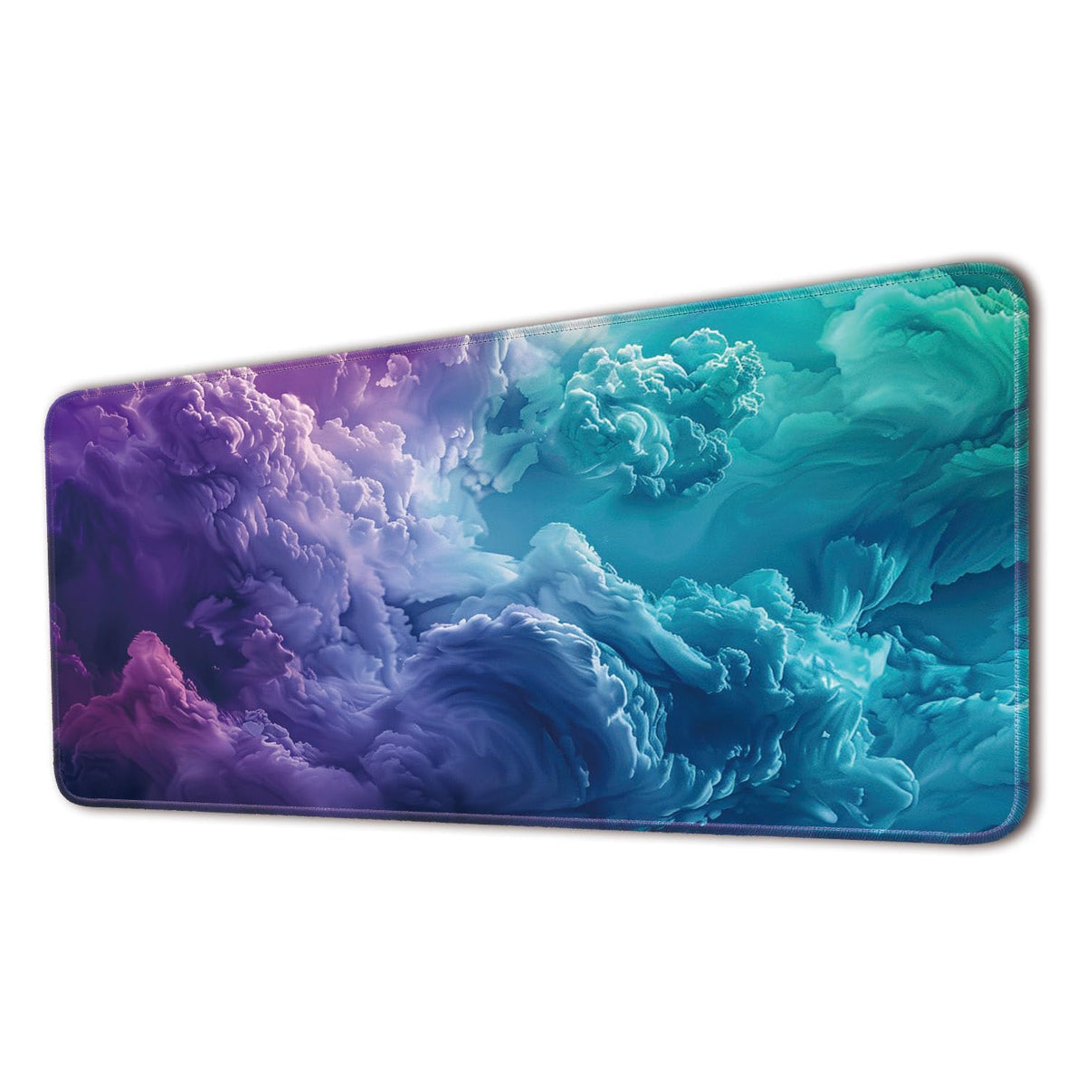 Keyboard Mat, Large Mouse Pad, Purple Butterfly