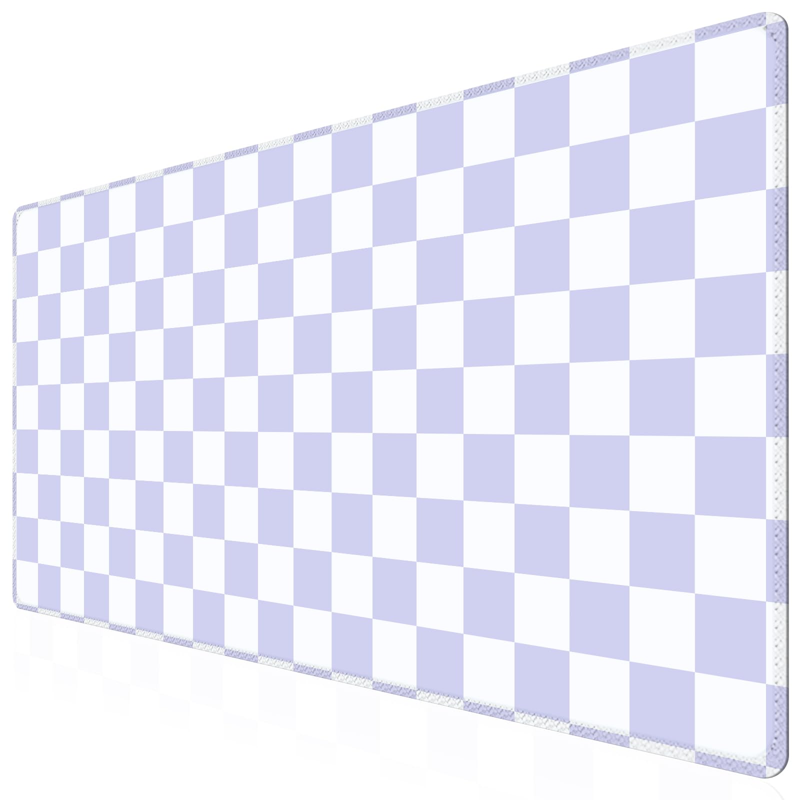 iCasso Desk Mat,Cute Desk Cover for Women,35.4x15.7in,Checkered
