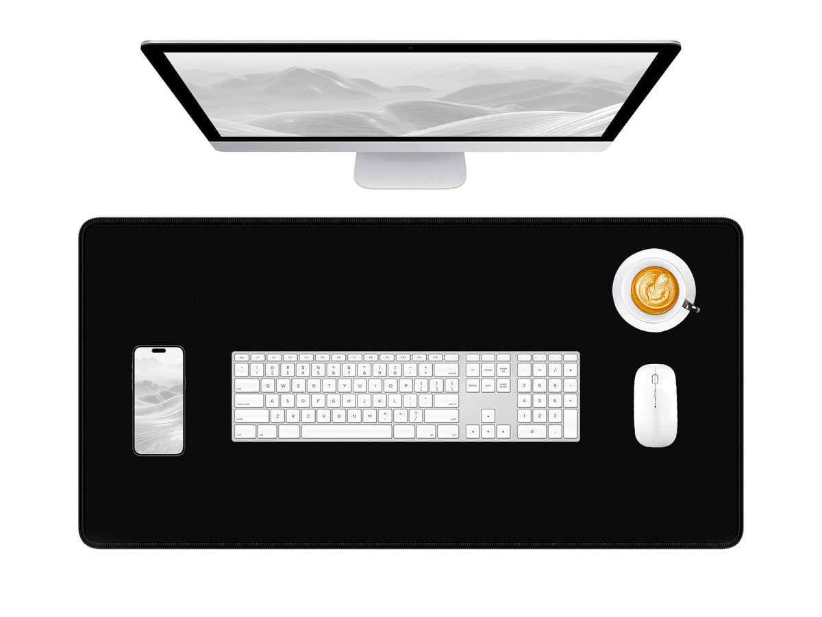 Hsurbtra Mouse Pad, Premium-Textured Square Mousepad 10.2 x 8.3 Inch, Stitched Edge Anti-Slip Waterproof Rubber Pretty Cute Computer Mat for Office Gaming Laptop Women Kids Sage Green