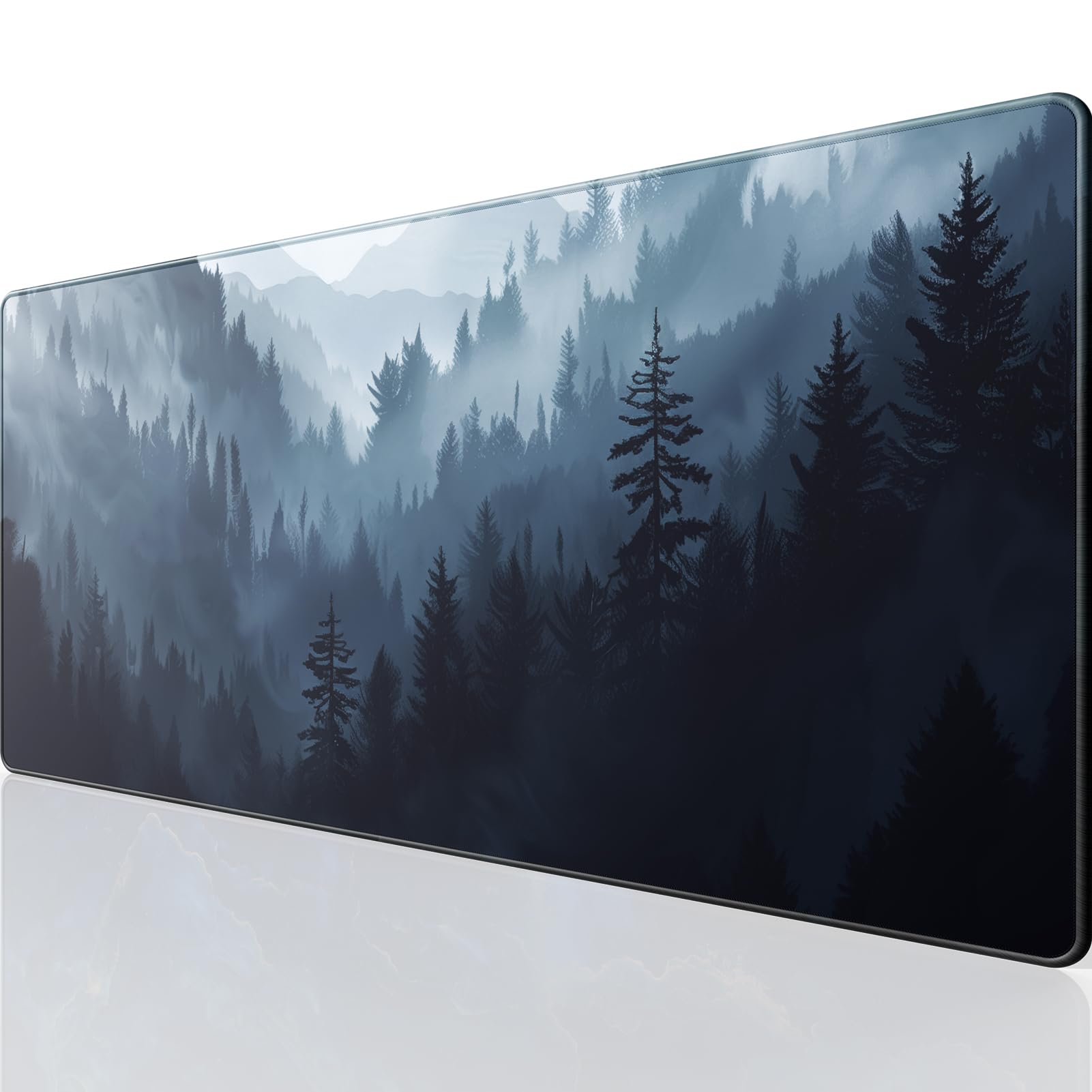 KTRIO Large Gaming Mouse Pad Desk Mat for Gamer, 31.5" x 15.7", Black, XXL