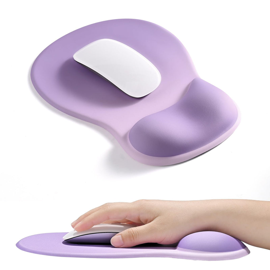EooCoo Mouse Pad with Gel Wrist Rest, Ergonomic Mousepad Wrist Alignment