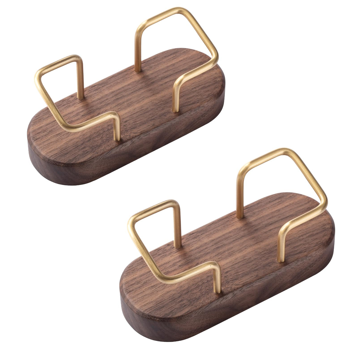 muso wood Cherry Business Card Holder for Desk, 1 Pack