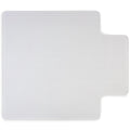 Staples Office Chair Mat, Clear, 35.5x47.5 Inch, Flat-Pile Carpet, with Lip