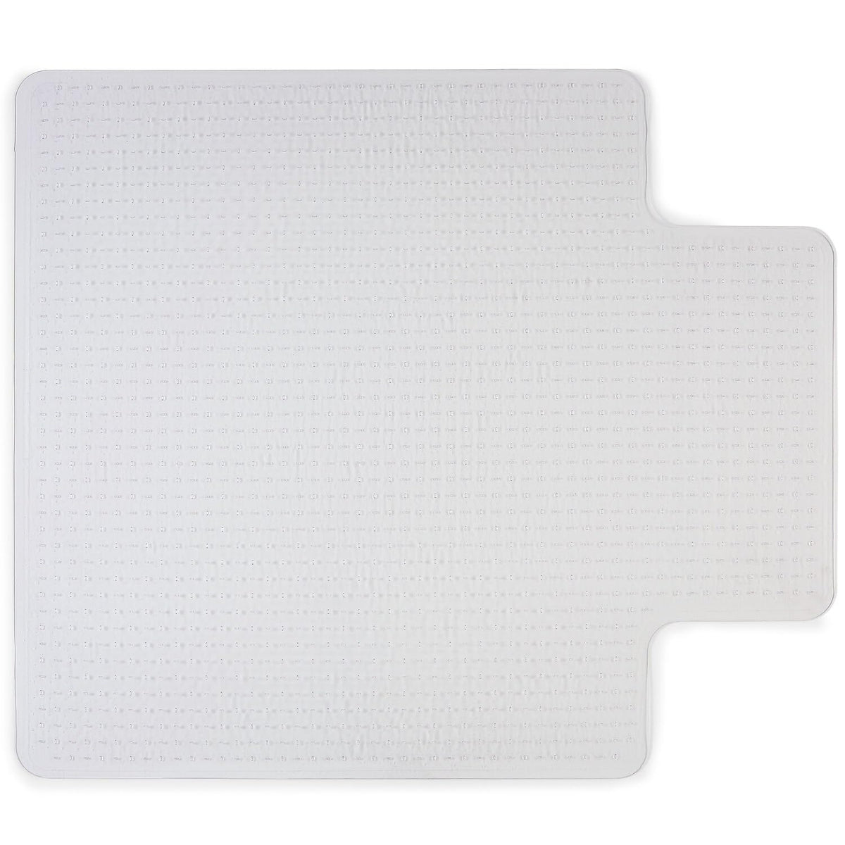 Staples Office Chair Mat, Clear, 35.5x47.5 Inch, Flat-Pile Carpet, with Lip