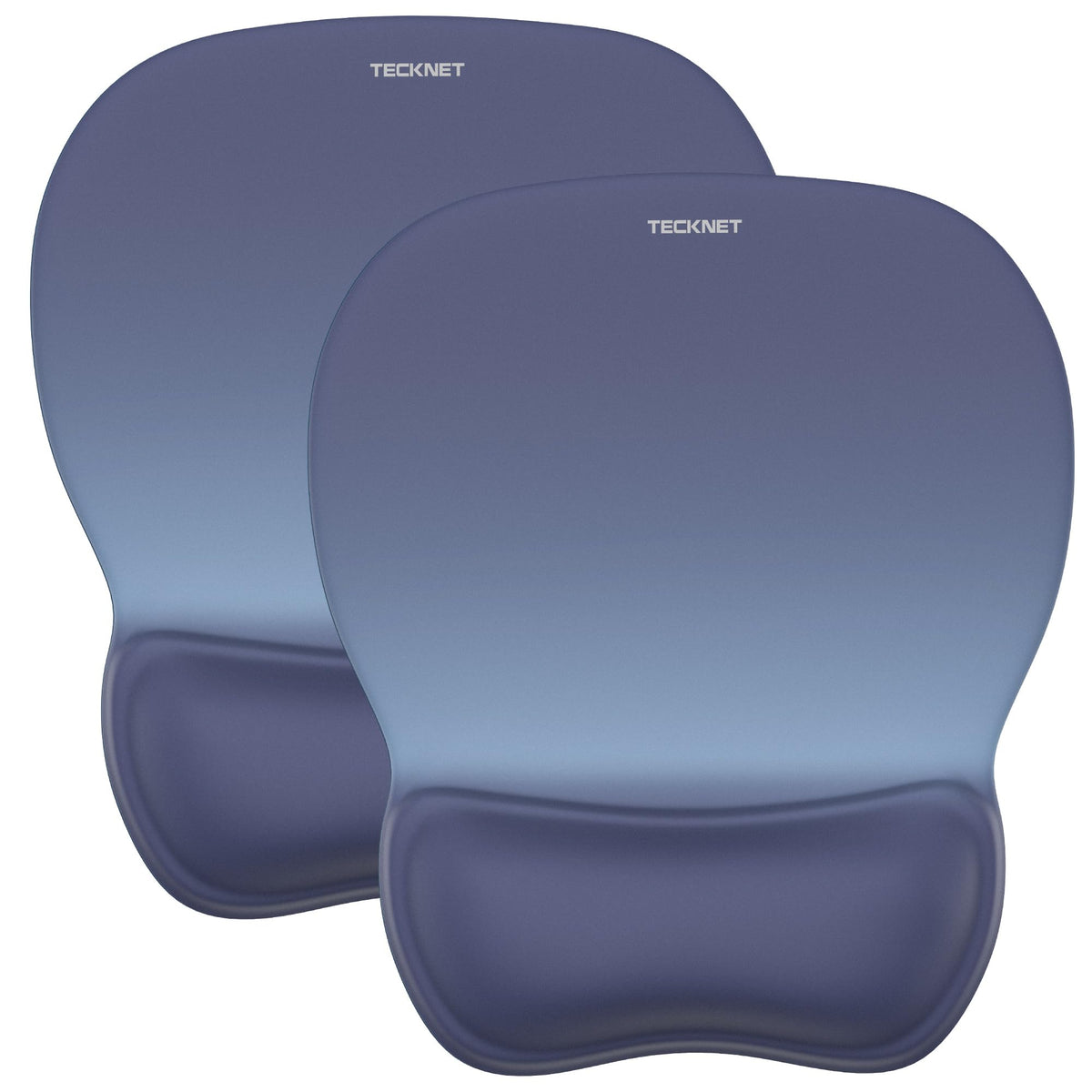 TECKNET Gel Ergonomic Mouse Pad with Wrist Rest, Non-Slip PU Base, Gradient