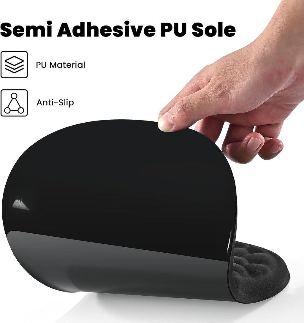 EooCoo Massage Ergonomic Mouse Pad with Dual-Slope Design Wrist Rest