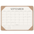 Jotsome Desk Calendar 2026-2027 with Protective Mat 14"x10.5"