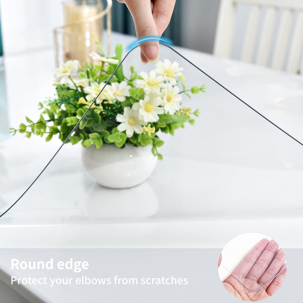 Clear Desk Mat, Non-Slip PVC Desk Protector Mat (23.6"*15.7")