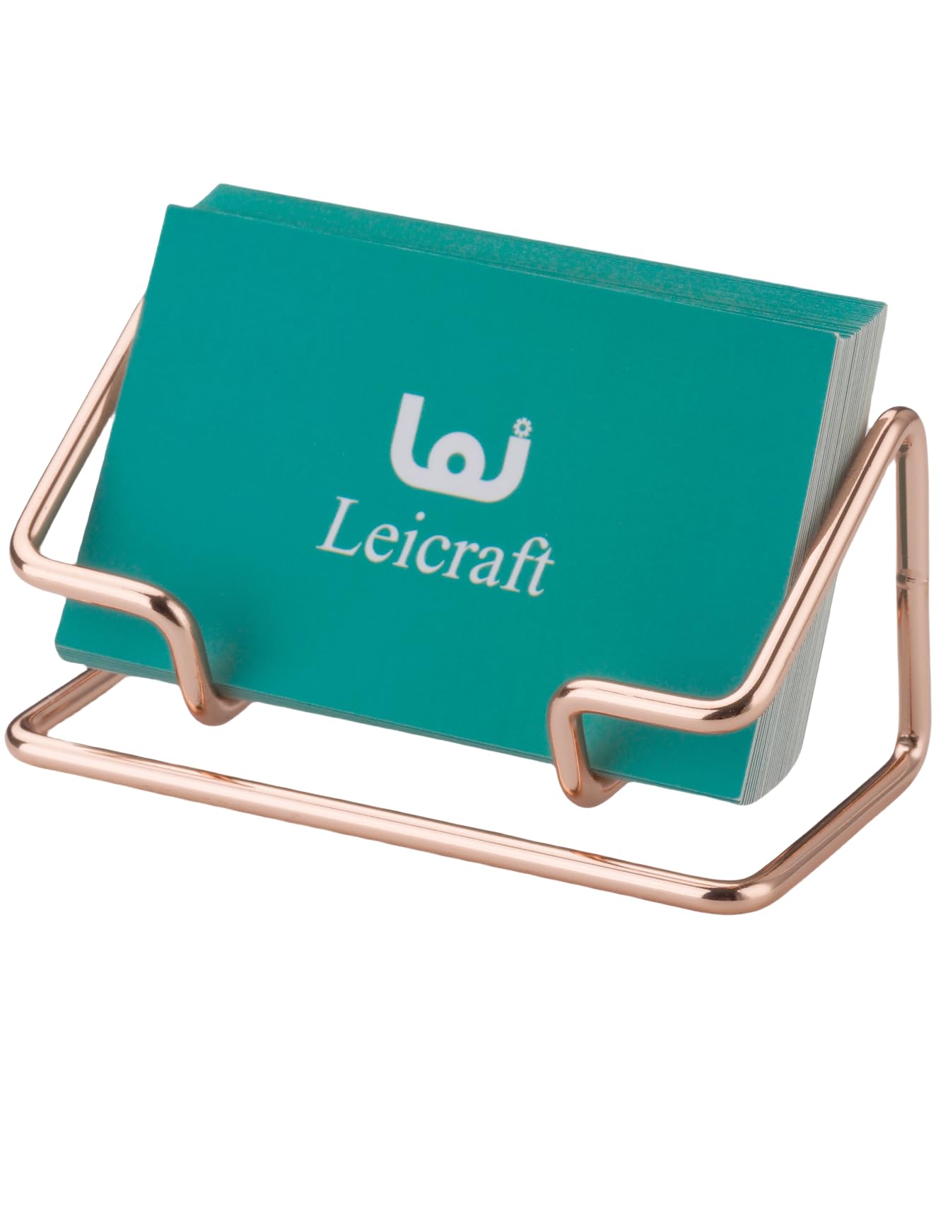 Business Card Holder for Desk, Cute Metal Card Organizers
