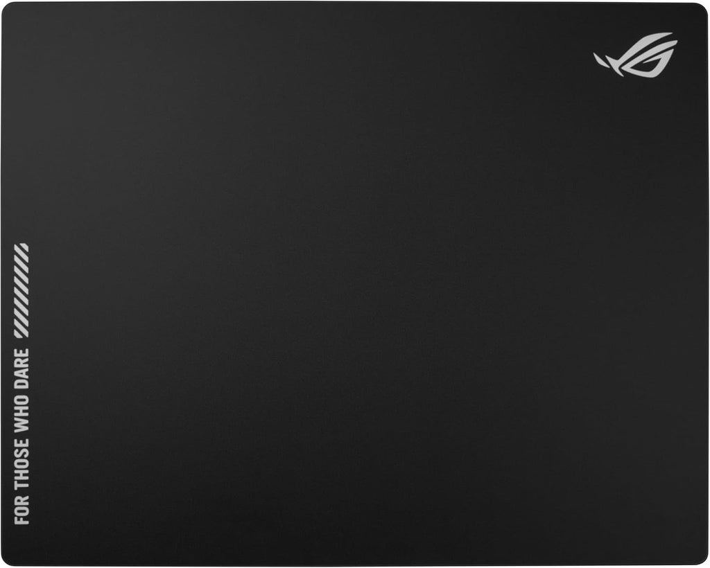 ASUS ROG Moonstone Ace L Glass Gaming Mouse Pad, 19.7” x 15.7” - Black