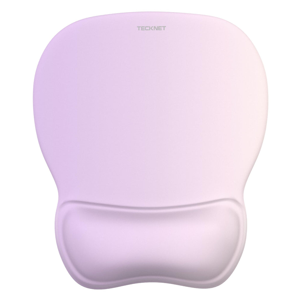 TECKNET Gel Ergonomic Mouse Pad with Wrist Rest, Non-Slip PU Base, Gradient