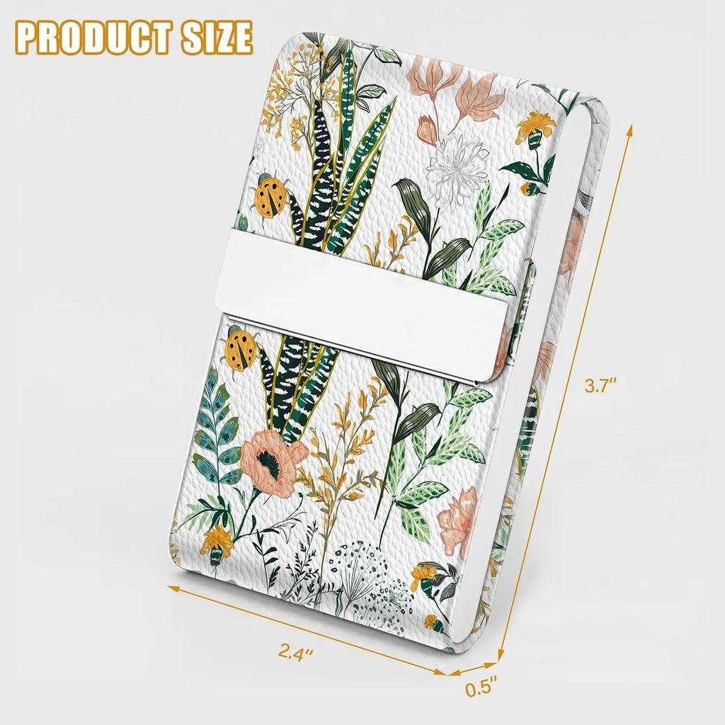 2Pack Business Card Holder, Metal Slim Business Card Case, RFID Blocking