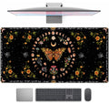 Desk Mat Forest Library Book Mouse Pad Big Desk Pad XXL Extended Gaming Large Mouse Pad for Desk Rubber Base Mousepad with Stitched Edges, Keyboard Mouse Mat for Work Game Office Home 31.5x15.7 in