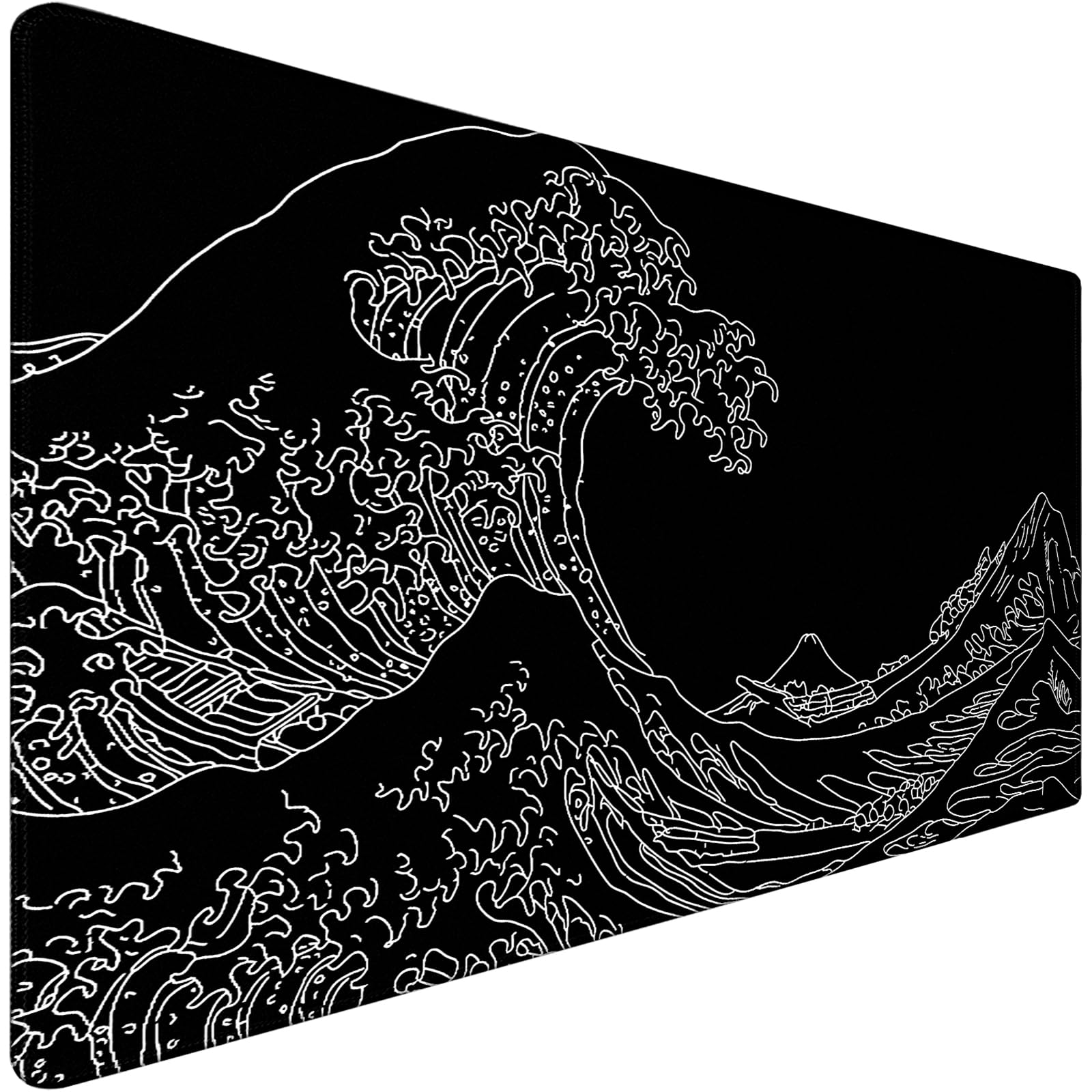 Large Gaming Mouse Pad, Extra Large Big Mouse Pad with Stitched Edge