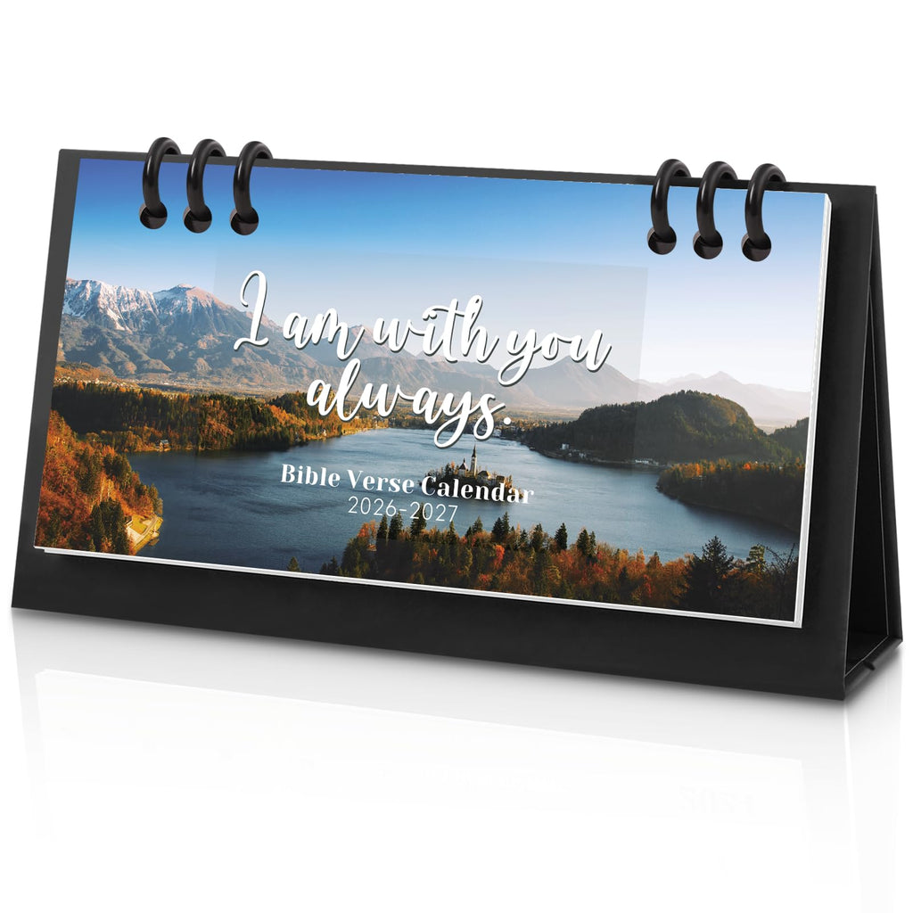 Small Desk Calendar 2026-2027, Desktop Calendar 18 Months - Runs From July 2026 Until Dec. 2027, Mini Standing Flip Calendar for Home, School and Office Supplies, 6.3" x 3.1"