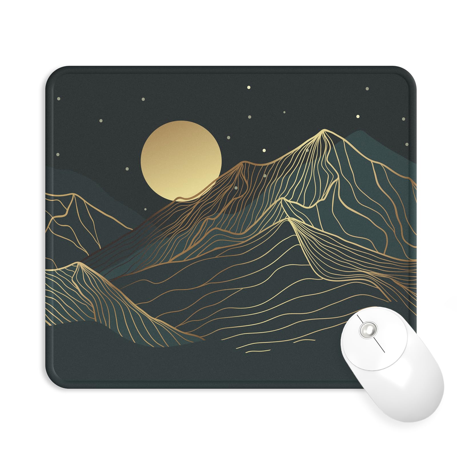 eulps Mouse Pad with Wrist Rest, Comfortable Computer Mousepad with Gel Wrist Support Smooth Surface and Non-Slip PU Base for Pain Relief, Laptop, Office & Home (Rose)
