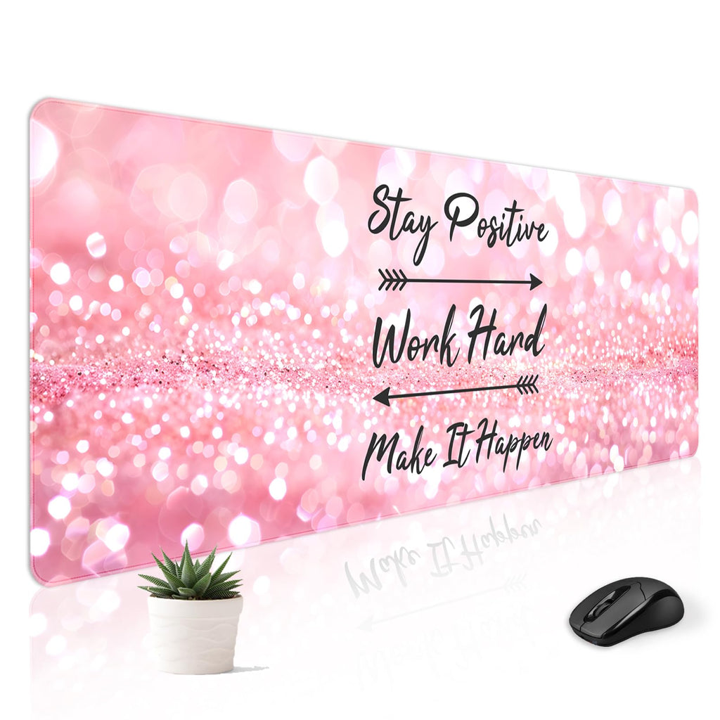 Cute Desk Mat for Keyboard Desktop Extra Large Mouse Pad, Castle