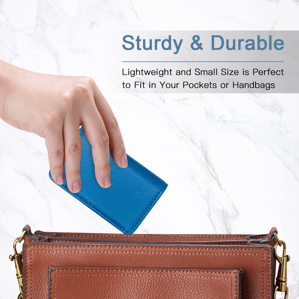 Padike Business Name Card Holder Luxury PU Leather,Business Name Card Holder Wallet Credit card ID Case/Holder For Men & Women - Keep Your Business Cards Clean