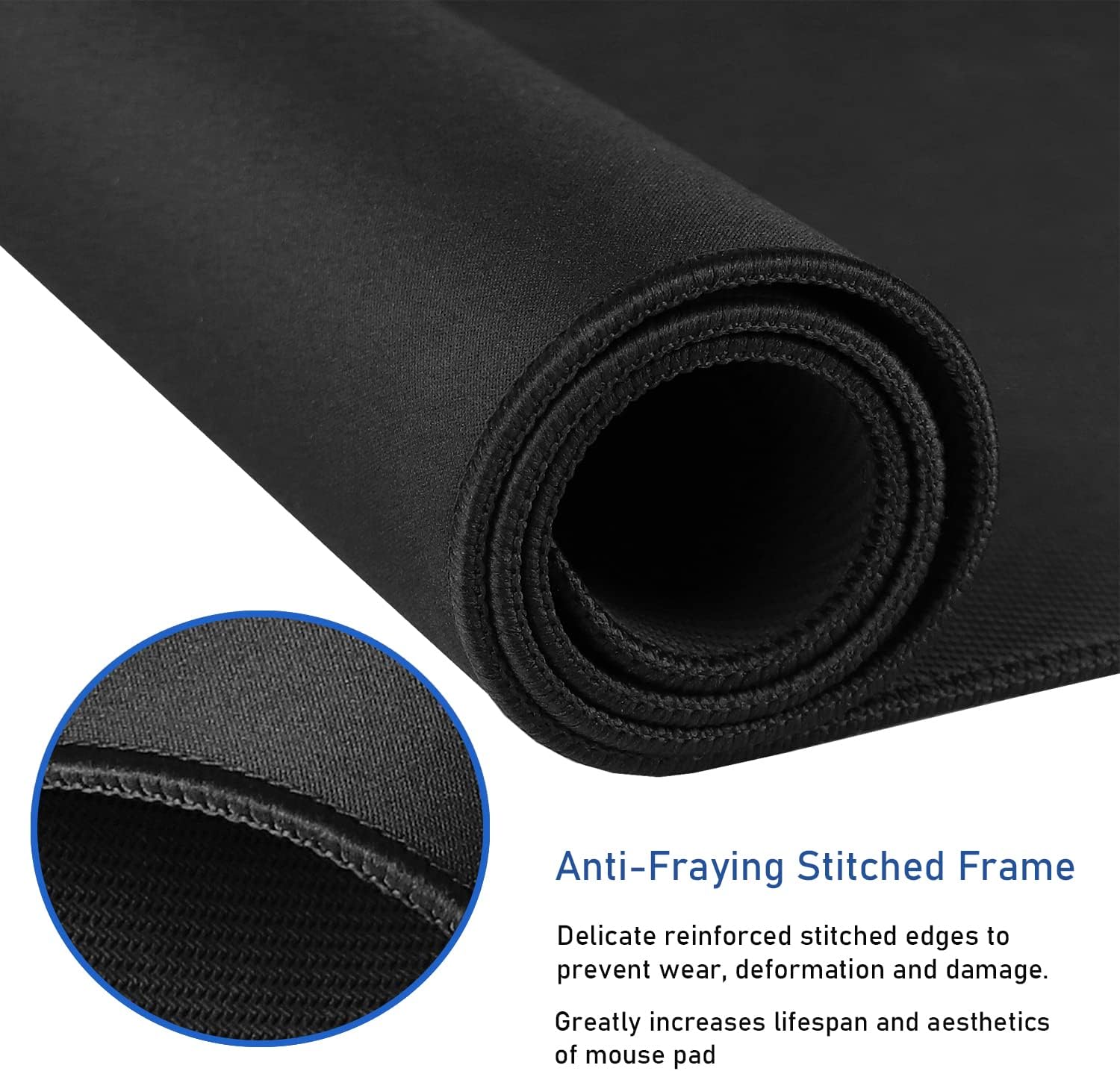 Large Extended Gaming Mouse Pad with Stitched Edges (31.5X15.7In) Mousepad