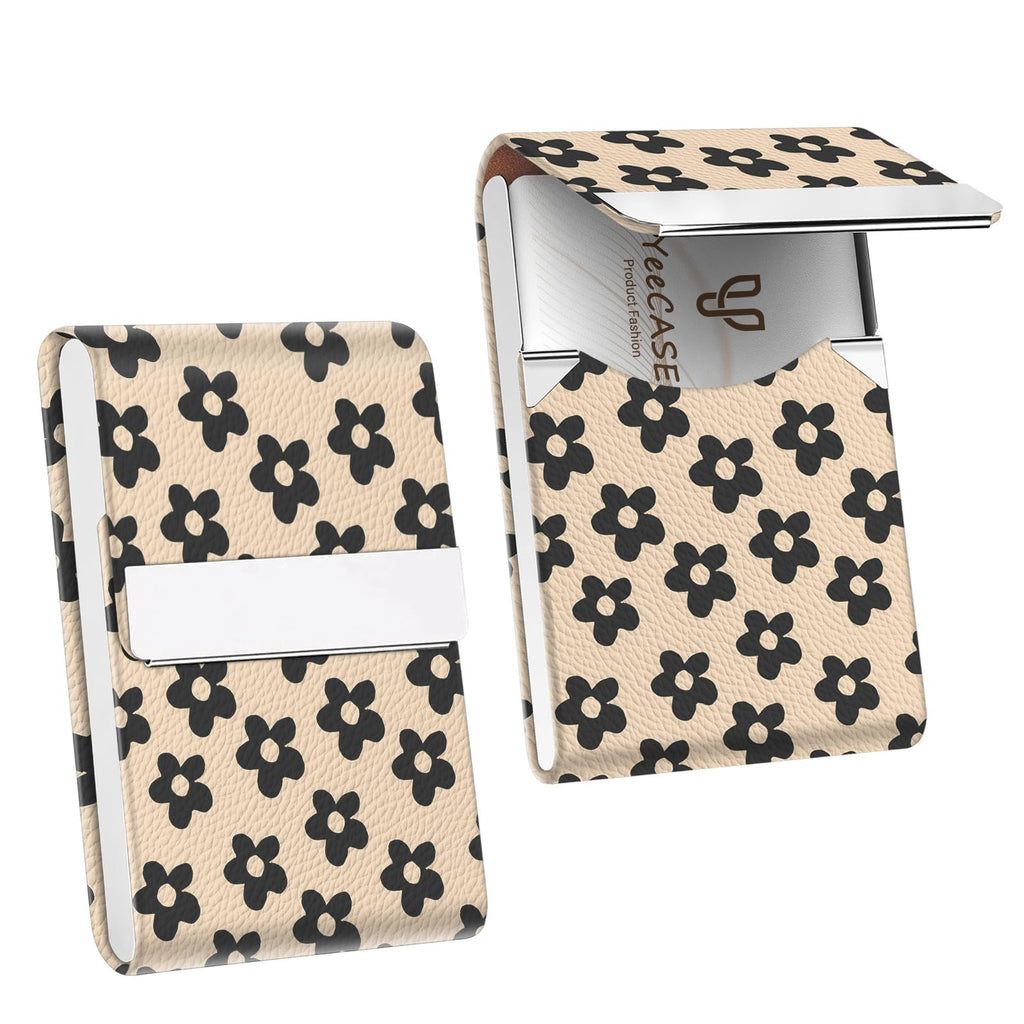 2Pack Business Card Holder, Metal Slim Business Card Case, RFID Blocking