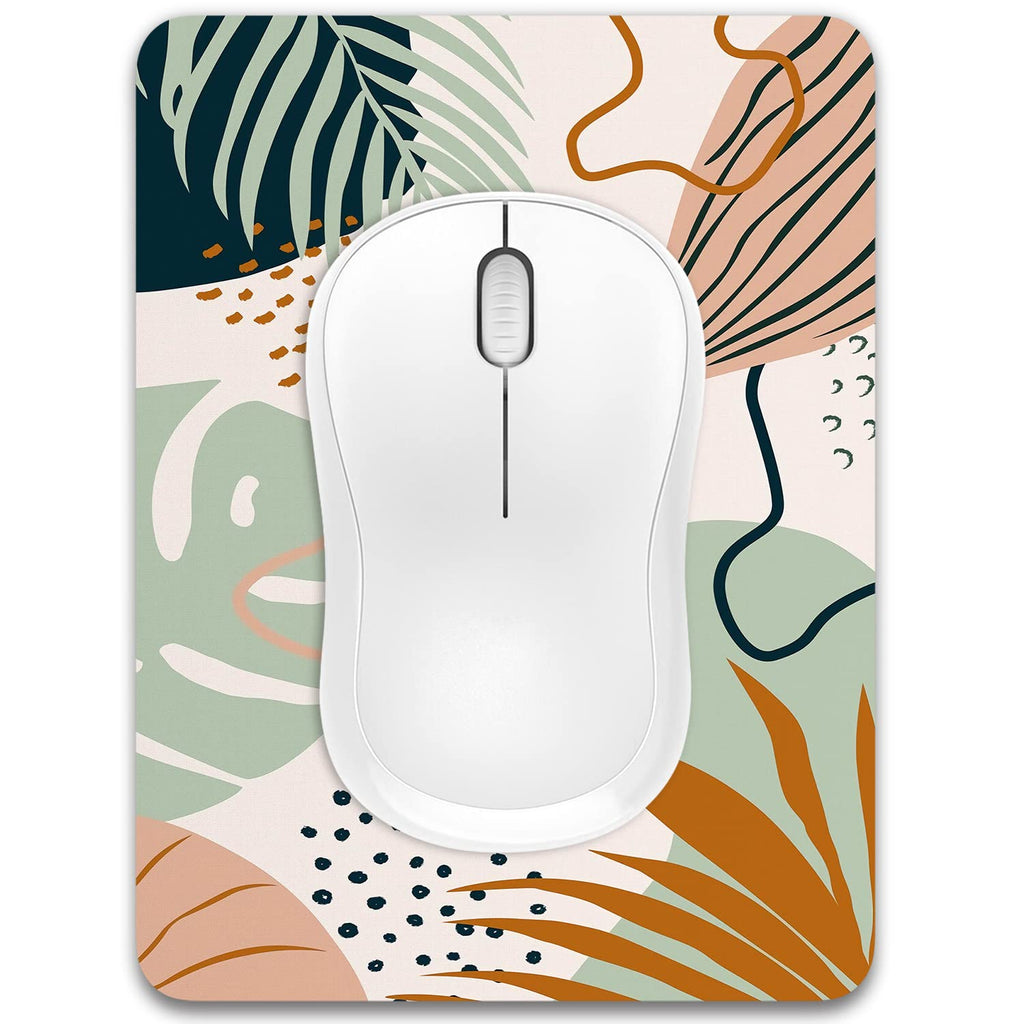 Dapesuom Small Mouse Pad, 6 x 8 Inch Thick Rubber Premium-Textured Non-Slip Portable & Washable Mini Mouse Mat for Women Men Wireless Laptops Keyboard Tray Gaming Work Computer Office Travel, Black