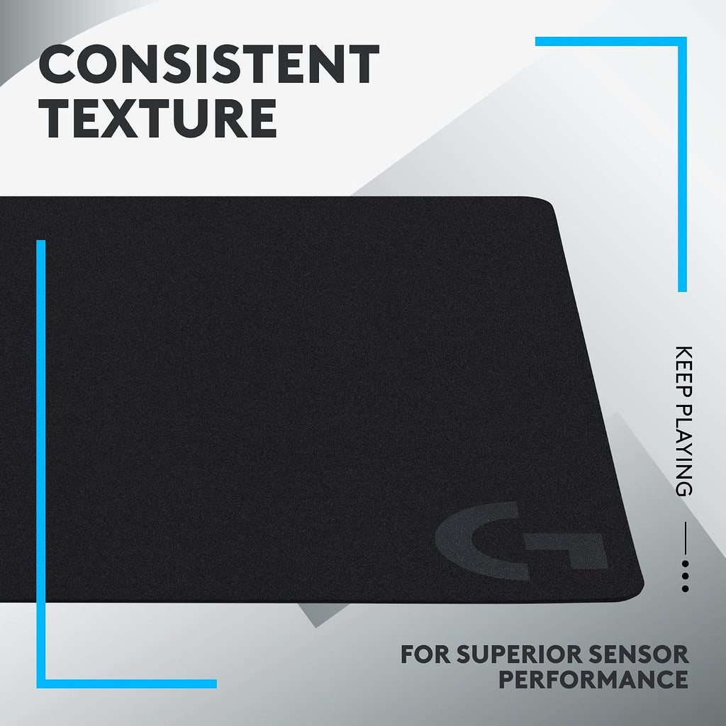 Logitech G240 Cloth Gaming Mouse Pad (340x280x1) - Black