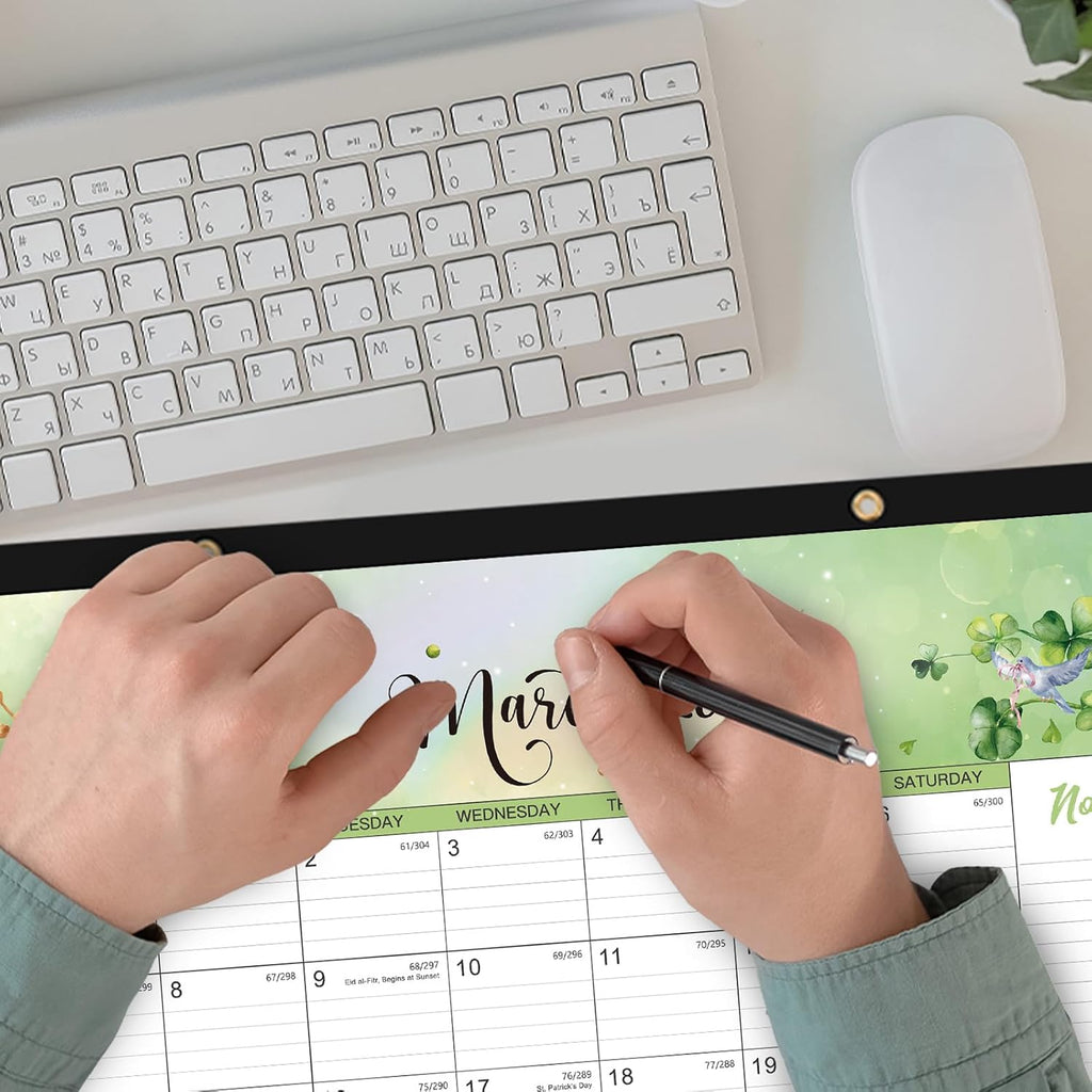 2027 Desk Calendar - 2027 Calendar, Jan. 2027 - Dec. 2027, 17”x 12”