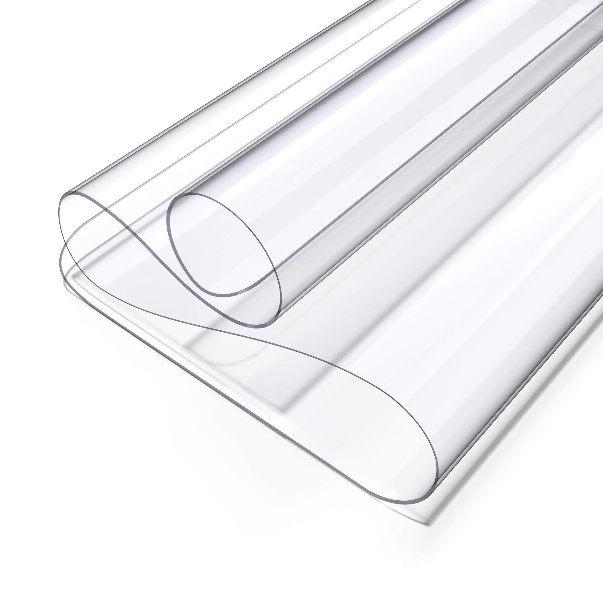 Oterri Clear Writing Desk Pad, 24’’x17” Heat Resistant Waterproof PVC Round Edge Durable Desk Protect Mat, Anti-Static Writing Mat Table Protector