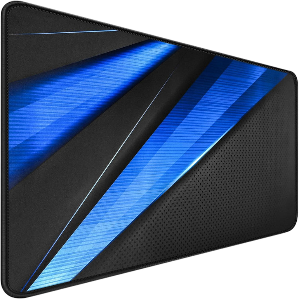 31.5" x 15.7" Waterproof Fabric Desk Pad Large Mouse Pad Office Game, Black