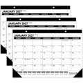 GuassLee Desk Calendar 2026-2027 - 19 Months Academic Calendar 17" × 11.5" Desktop Calendar from Jun. 2026 to Dec. 2027 with Julian Date for Home School Office Desk Top Organizing