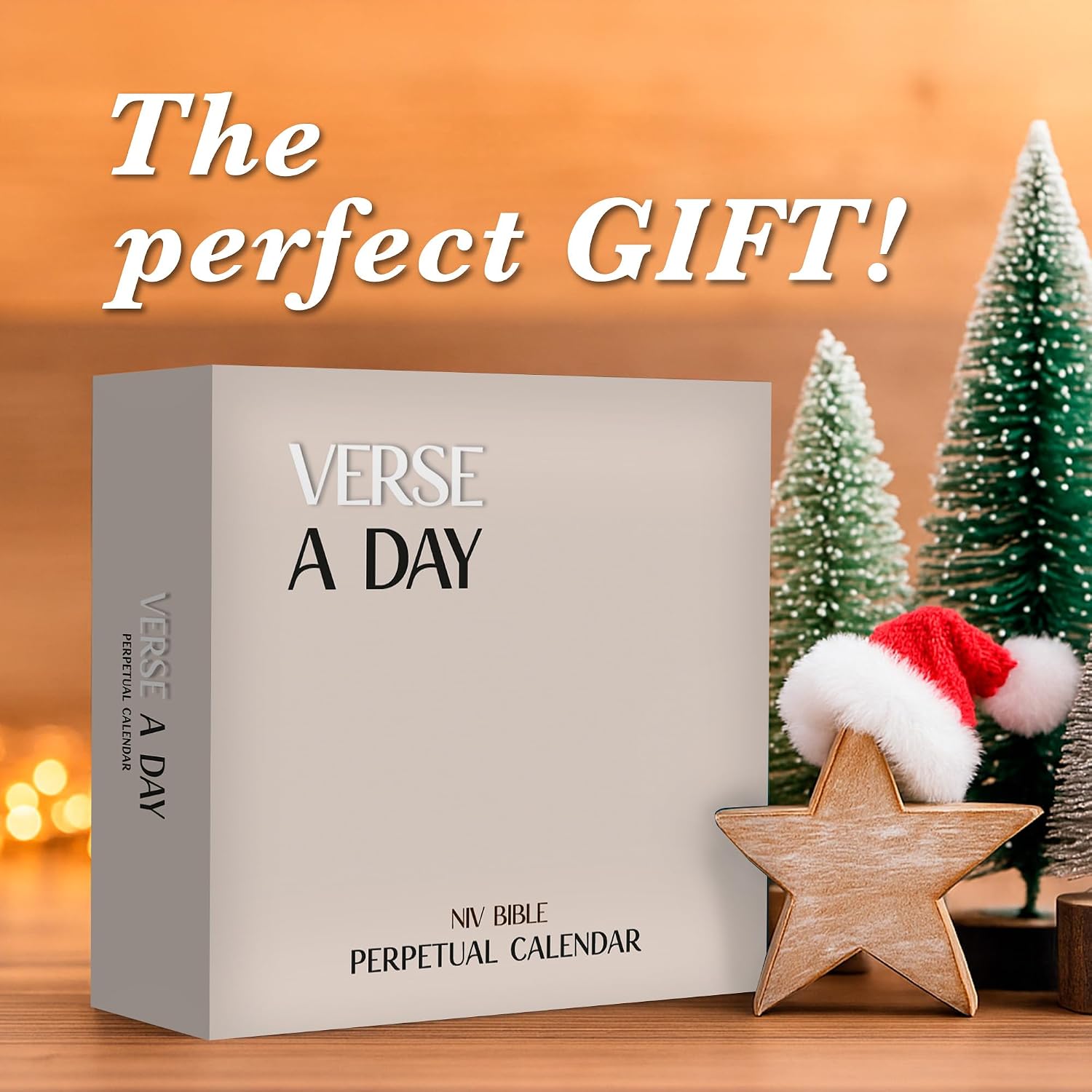 Verse A Day Perpetual Calendar | Enjoy it Year After Year, 365 Christian Verses from the NIV Bible to Inspire Your Daily Devotional, Positive Inspirational Religious Daily Verses for Men & Women