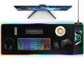 Wireless Charging RGB Mouse Pad with Phone Stand, Large Gaming Desk Mat