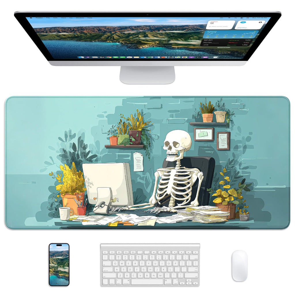 Mouse Pad 31.5x11.8in Large Desk Mat Non-Slip for Office