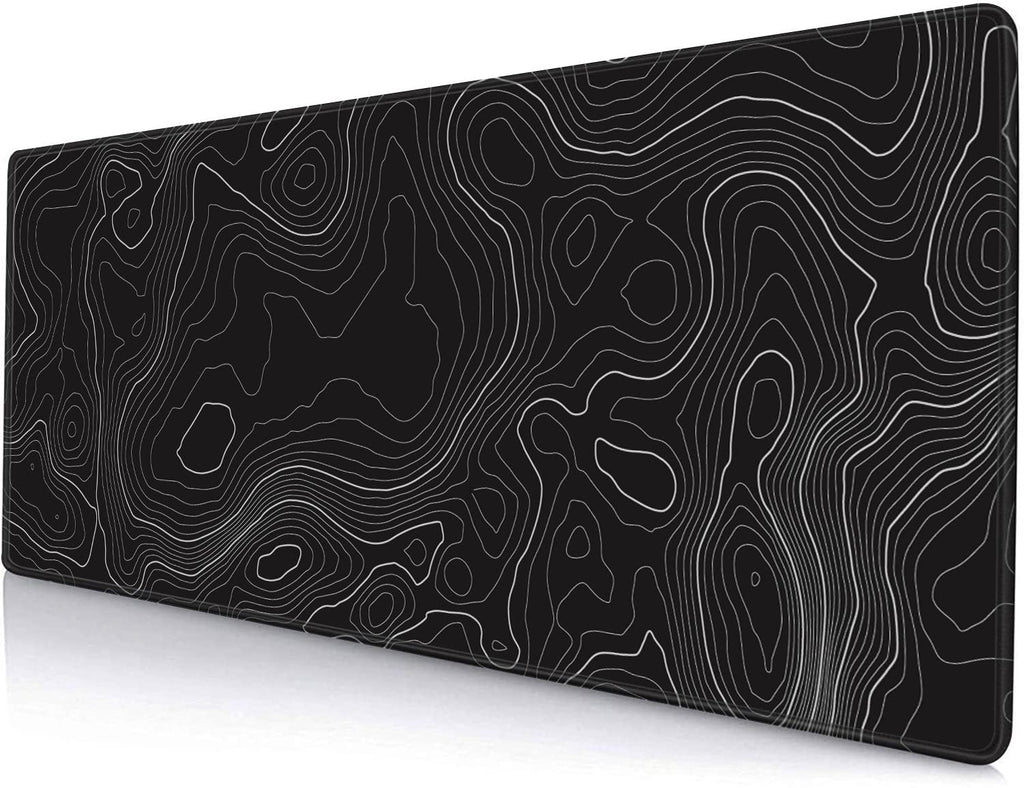 Large Gaming Mouse Pad with Stitched Edges, Galaxy Desk Mat, Extended XL Keyboard Pad, Non-Slip Rubber Base Desk Pad for Keyboard and Mouse, 31.5X11.8 inch