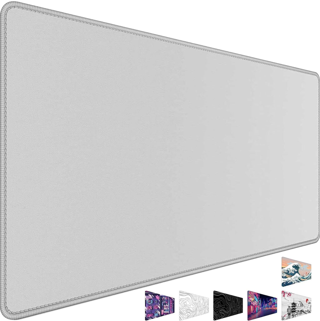 31.5" x 15.7" Waterproof Fabric Desk Pad Large Mouse Pad Office Game, Black