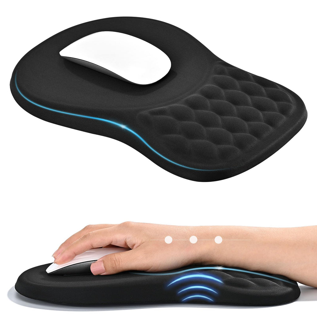 EooCoo Massage Ergonomic Mouse Pad with Dual-Slope Design Wrist Rest