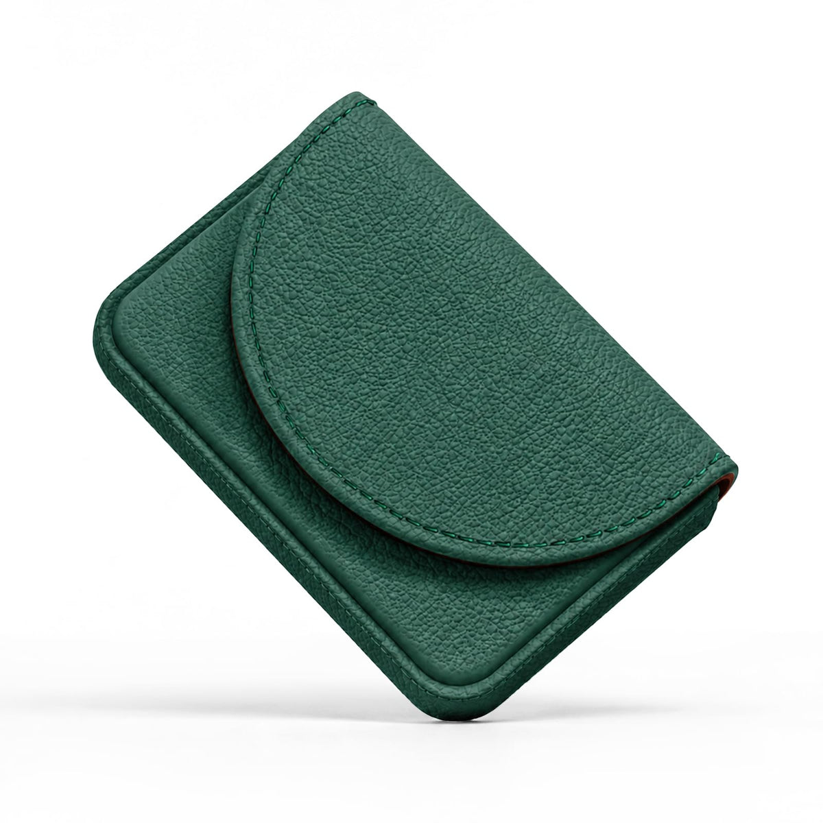 Business Card Holder，PU Leather Business Card Case Wallet White