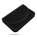 Business Card Holder，PU Leather Business Card Case Color Printing Pattern Card Holder Wallet，Pockets Magnetic Credit Card Holders for Men and Women，Bohemian Leaf