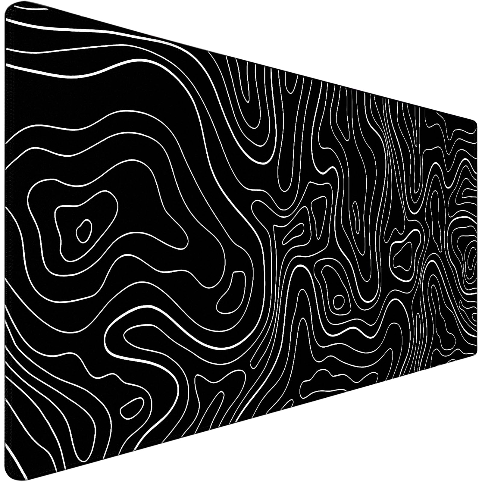 31.5" x 15.7" Waterproof Fabric Desk Pad Large Mouse Pad Office Game, Black