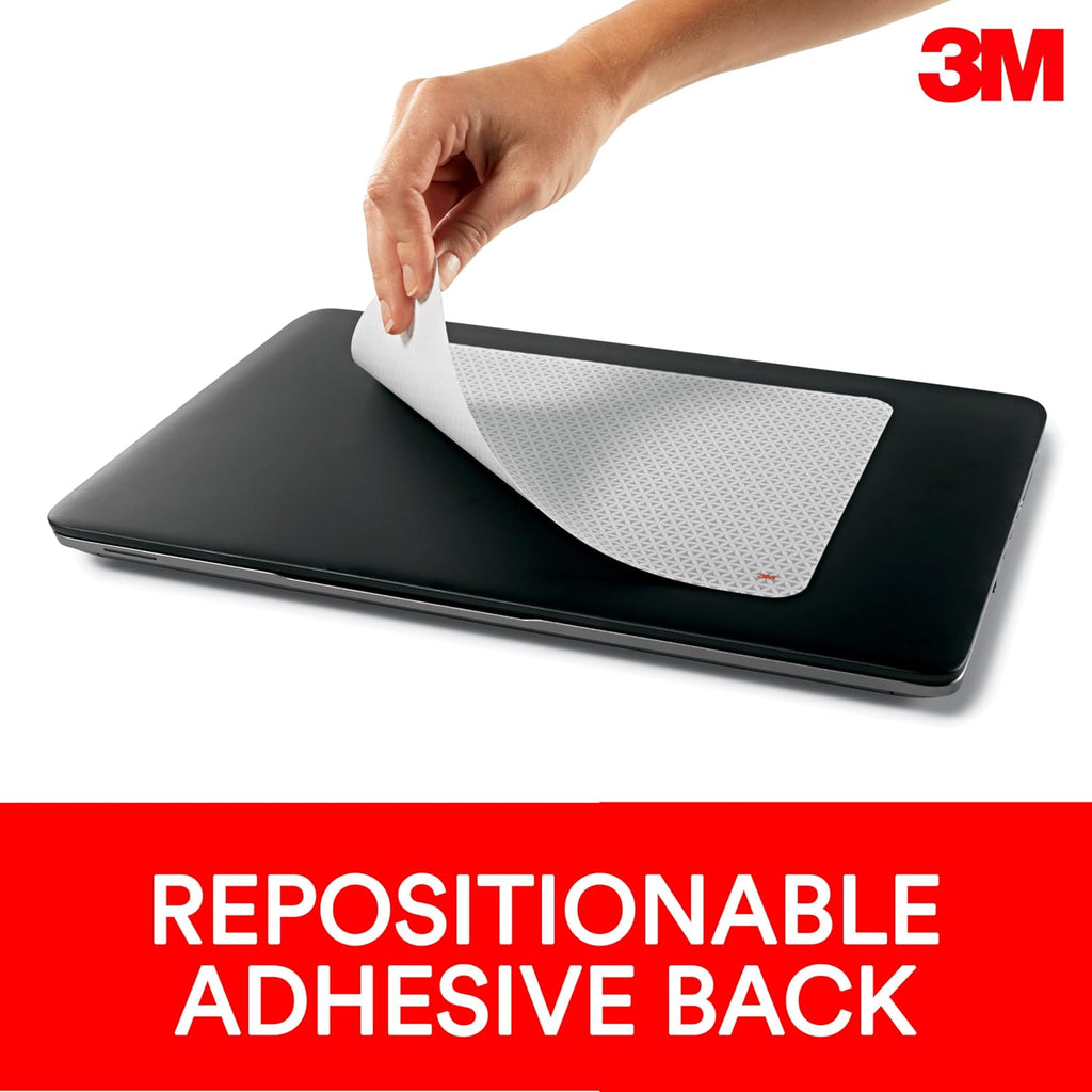 3M Precise Mouse Pad with Repositionable Adhesive Back, Enhances The Precision of Optical Mice at Fast Speeds and Extends The Battery Life of Wireless up to 50%*, 8.5" x 7", Bitmap (MP200PS), Polymer