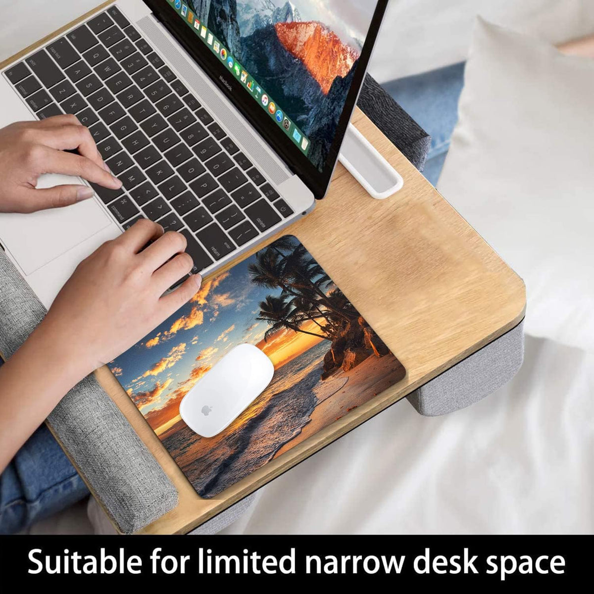 Sunset Beach Mouse pad 9.5"x7.9" Non-Slip 3mm Small Computer Pad