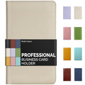 Sooez Leather Professional Business Card Book Holder Organizer for 240 Card