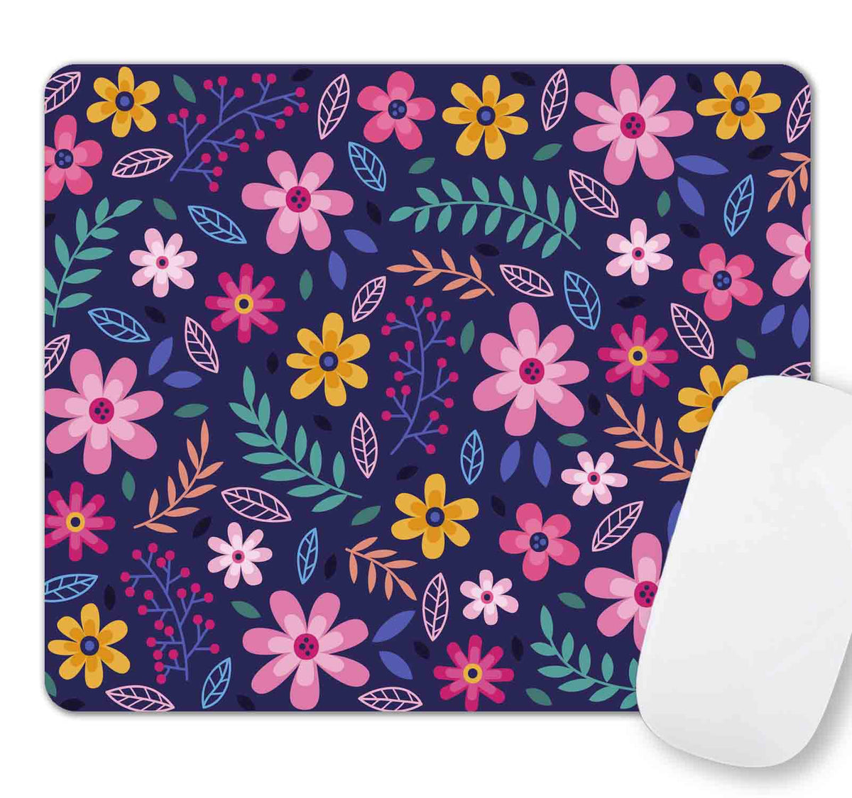 Cute Colorful Checkered Mouse Pad, Retro Purple Pink Blue Green Mousepad, Square Aesthetic Mice Pad Perfect Design for Gaming, Computer,Laptop, Office Work, Non-Slip Rubber Mouse Mat, 9.5x7.9 inch