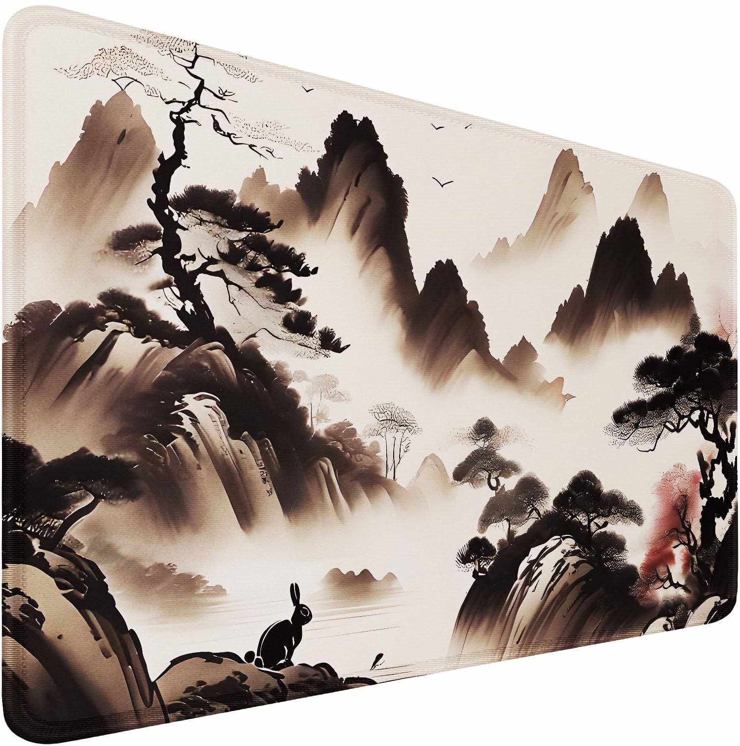 Large Gaming Mouse Pad, 31.5x15.7 in Large Desk Computer Keyboard Mouse Mat