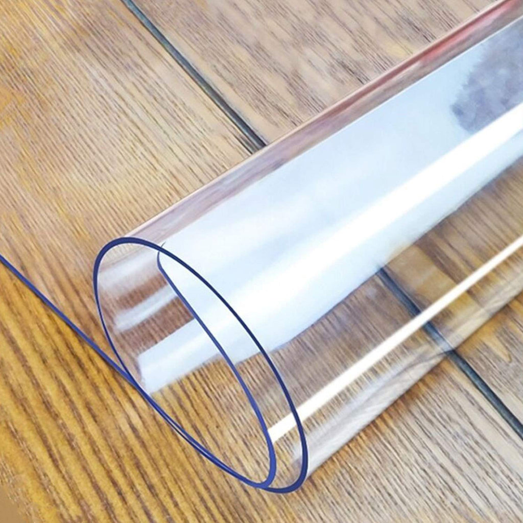 LovePads Clear Desk Mat 16x36 in, 1.5mm Thick Plastic Table Cover Protector