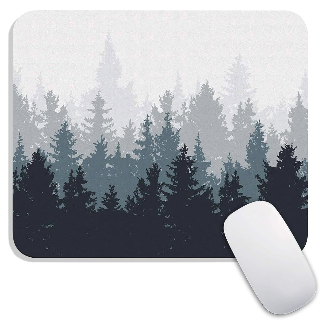 Square Mouse Pad Beautiful Flowers Plants, Personalized Premium-Textured Custom Mouse Mat Design, Washable Mousepad Cloth, Non-Slip Rubber Base Computer Mouse Pads for Wireless Mouse