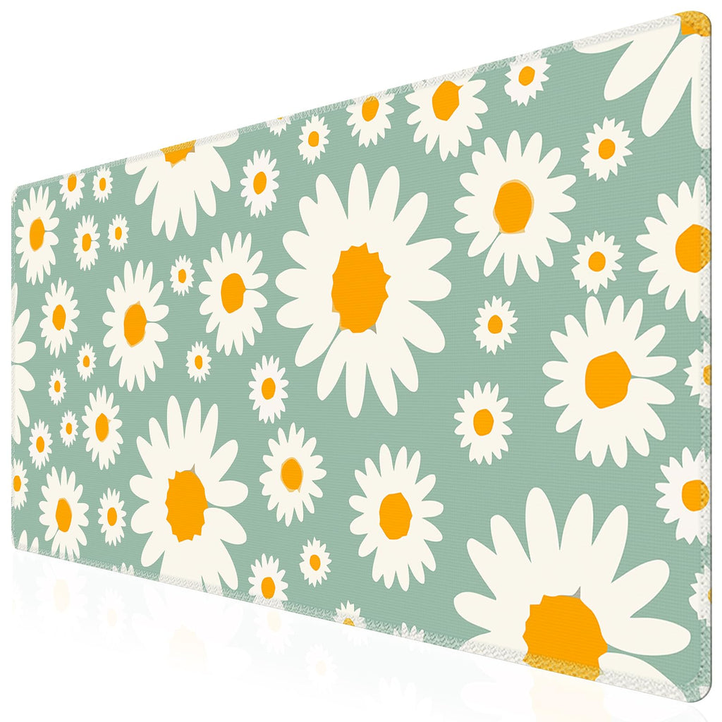 iCasso Desk Mat,Cute Desk Cover for Women,35.4x15.7in,Checkered