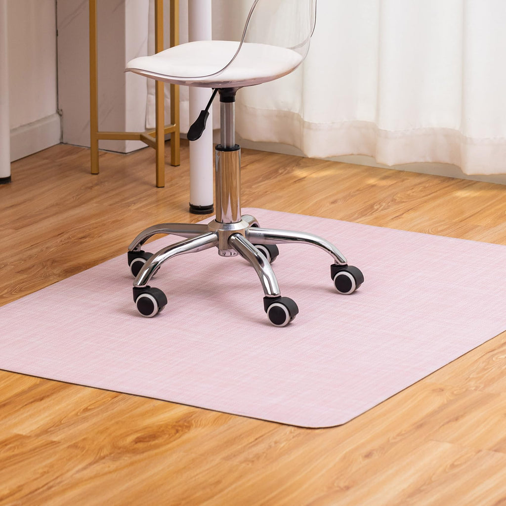 Baroyal Office Chair Mat for Hardwood Floor Under Desk Computer Rolling Chair Mat for Wood/Tile Floor Non-Slip Heavy Duty Desk Rug PVC Plastic Hard Floor Protector 36" x 48" (Espresso)