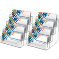 MaxGear Acrylic Business Card Holder, 320 Cards Capacity, 4 Pocket, 2 Pack